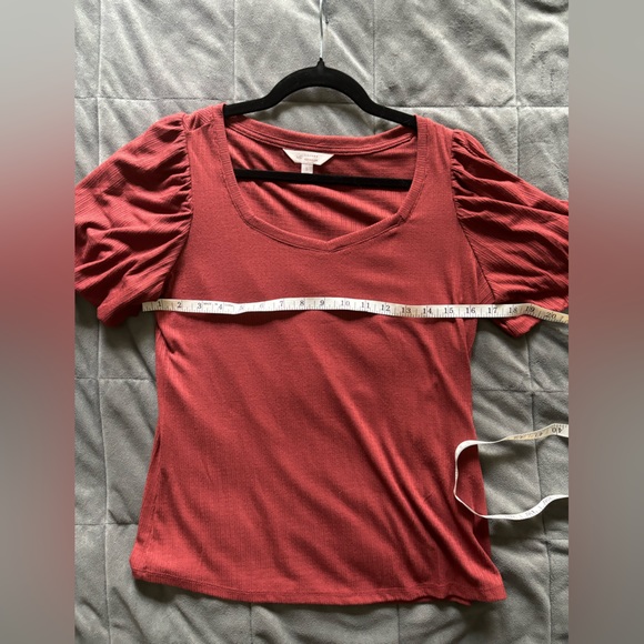 Lauren Conrad Rusty Brown/Orange Top - Picture 5 of 5